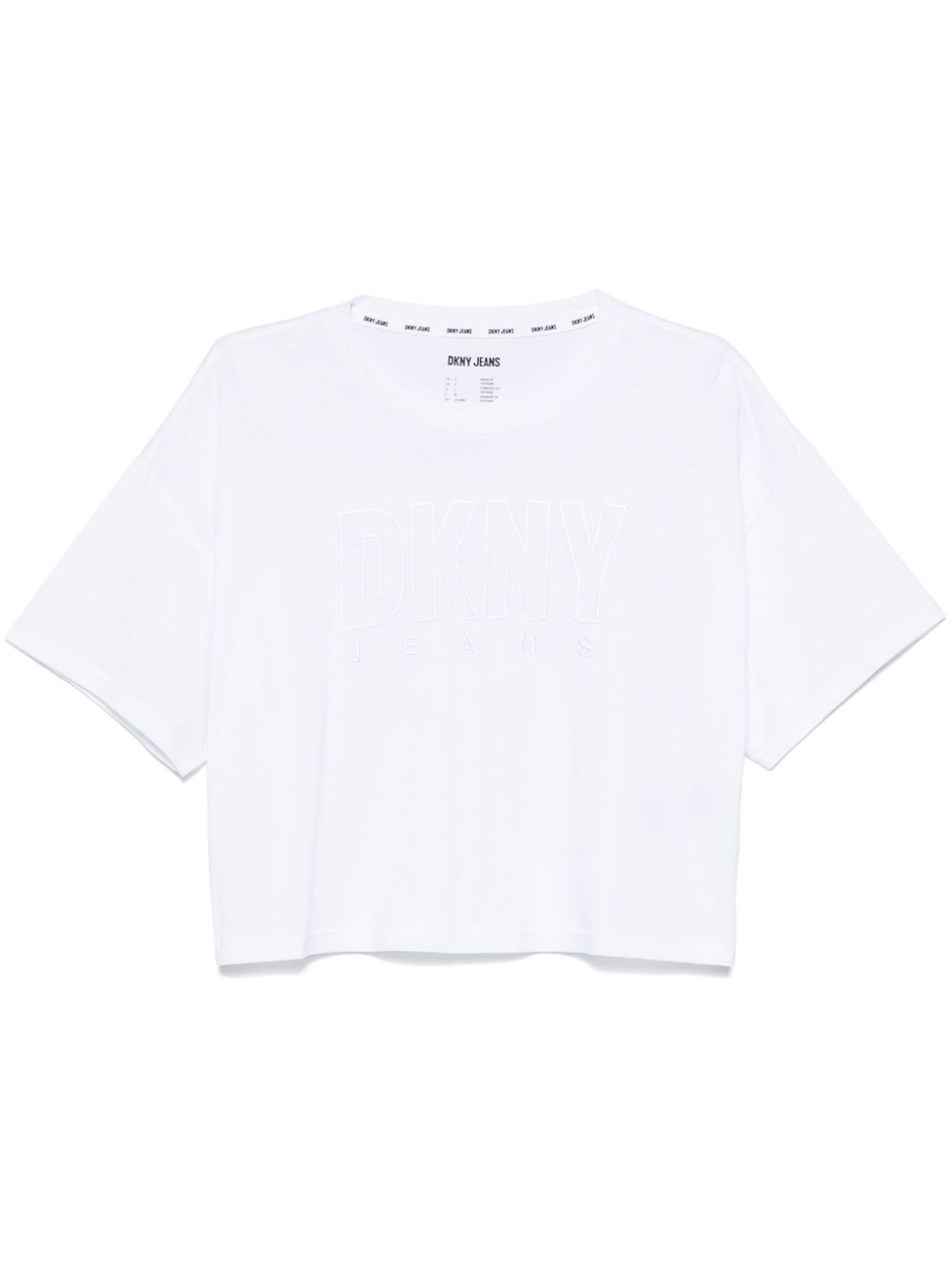 Embroidered-logo T-shirt - Black
