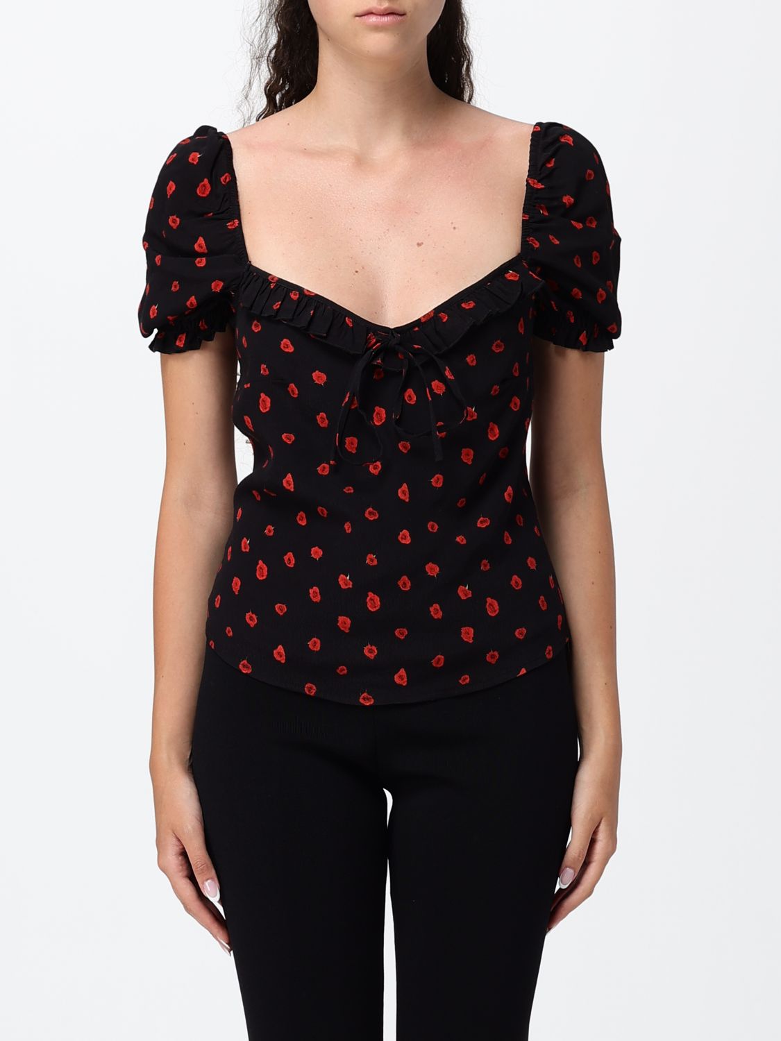 Top Woman color Black