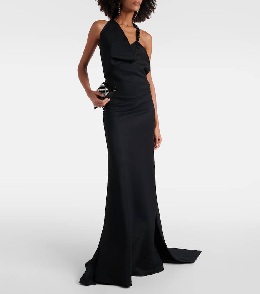 Desires draped embellished gown