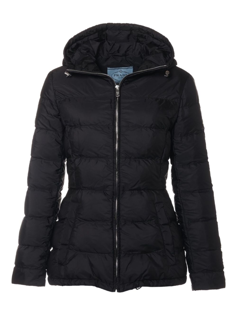 Padded hooded coat - Black