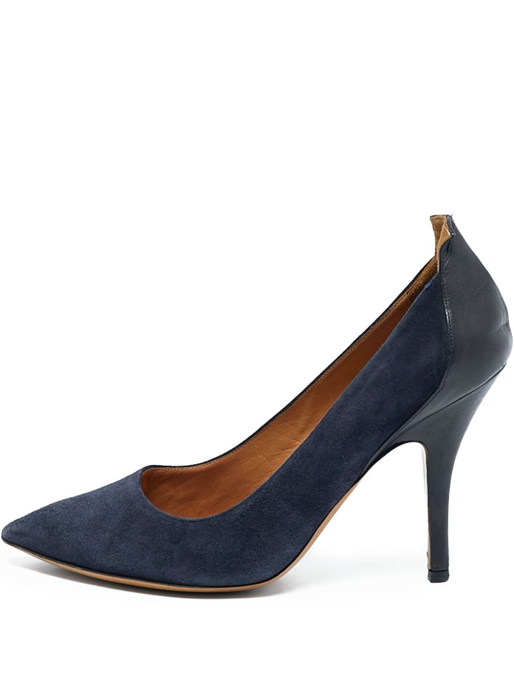 Pre-owned suede pumps - Blue