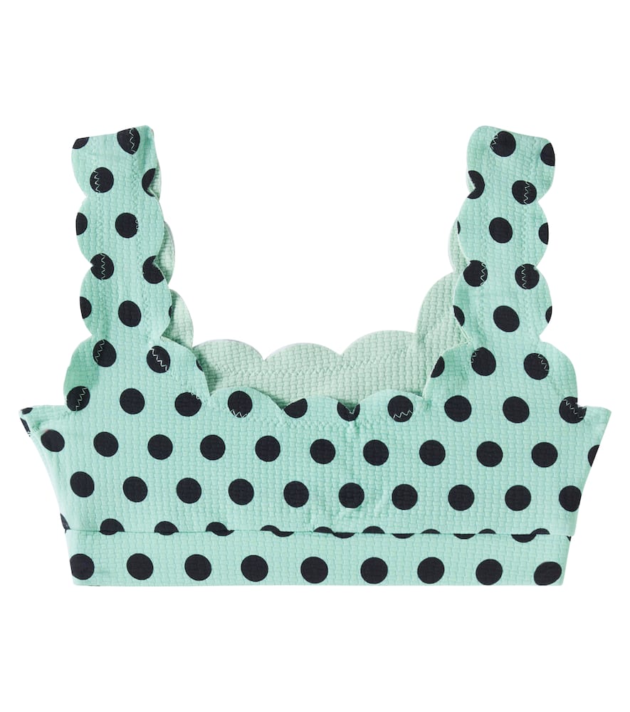 Palm Springs polka-dot bikini top