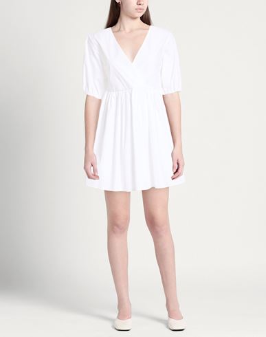 Woman Mini dress White Size 2 Cotton