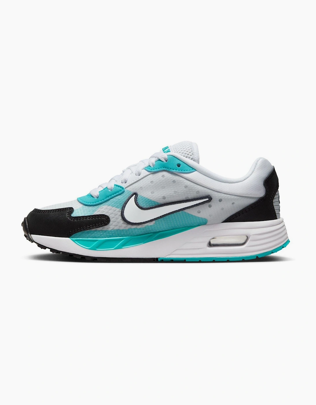 Air Max Solo Lace Up Road Sneakers - White Bla
