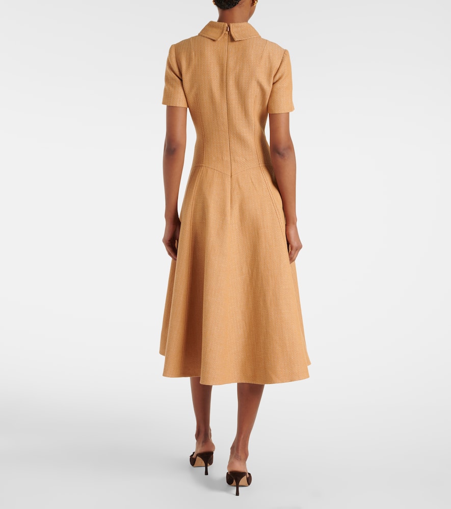 Jody cotton and linen blend dress