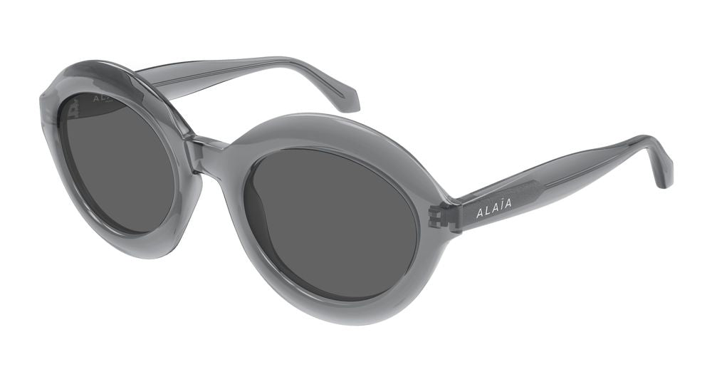 AA0088S Round Acetate Sunglasses — Grey