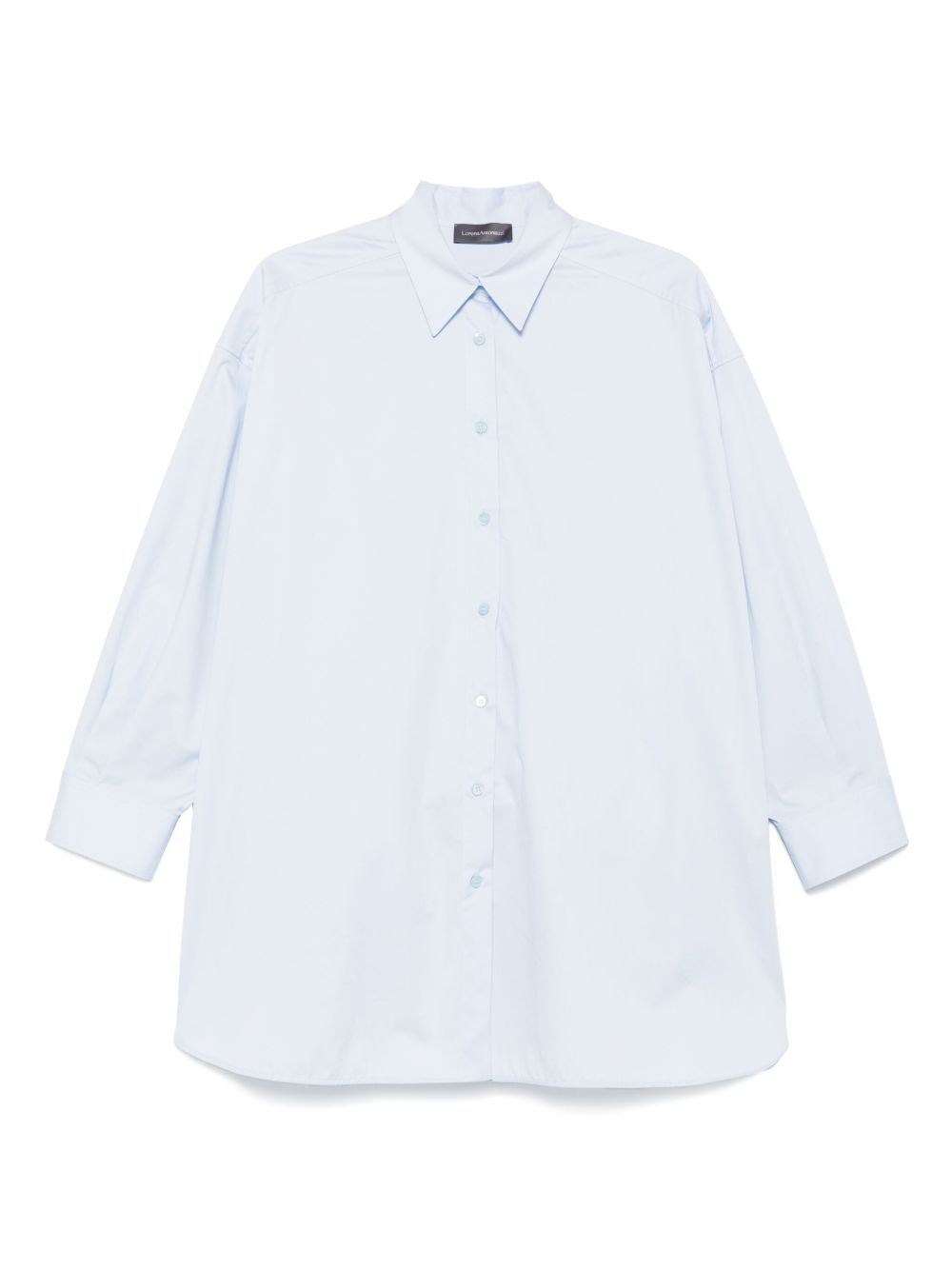 Lorena Antoniazzi classic-collar shirt - Blue