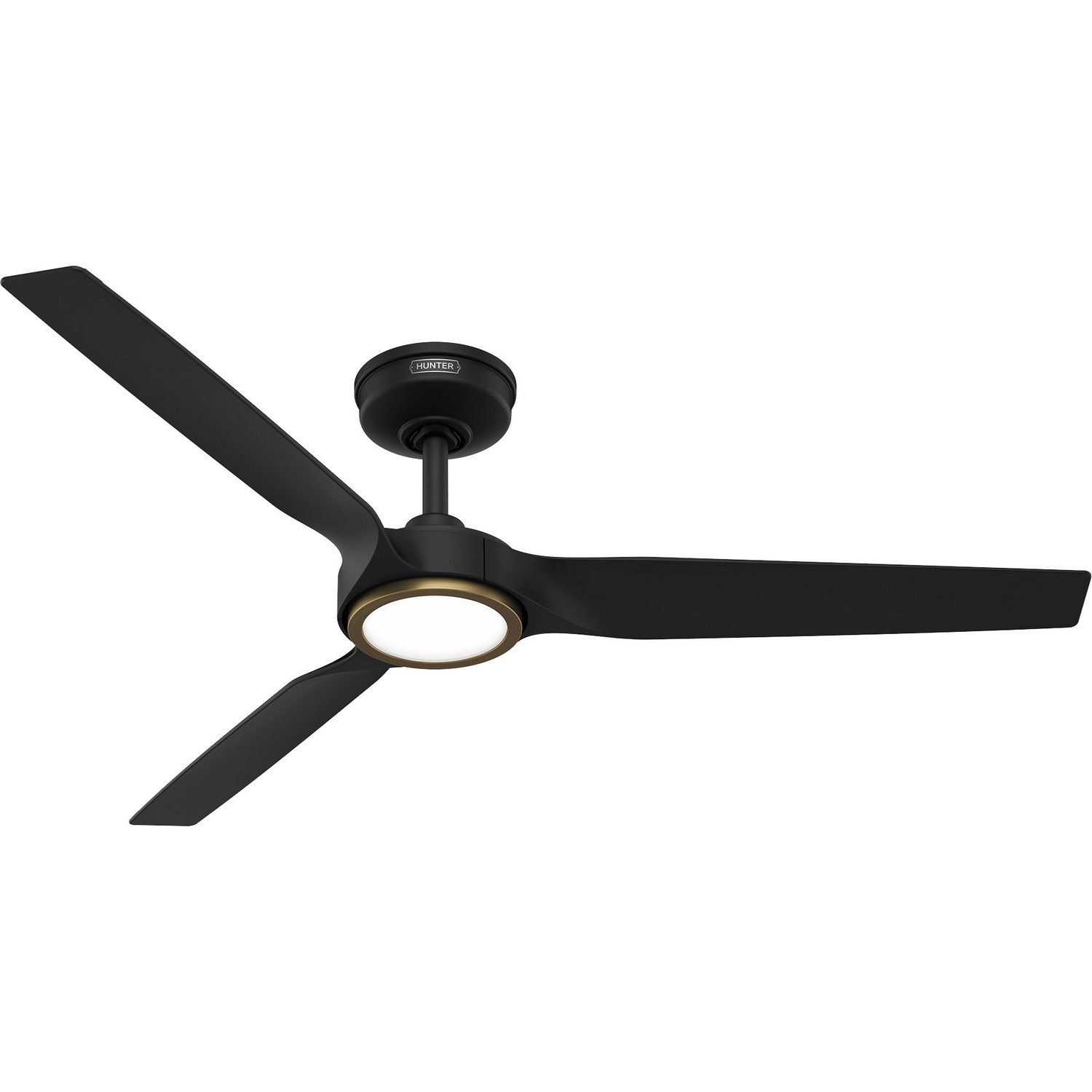 Matte Black 52" Ceiling Fan from the Zentech Collection