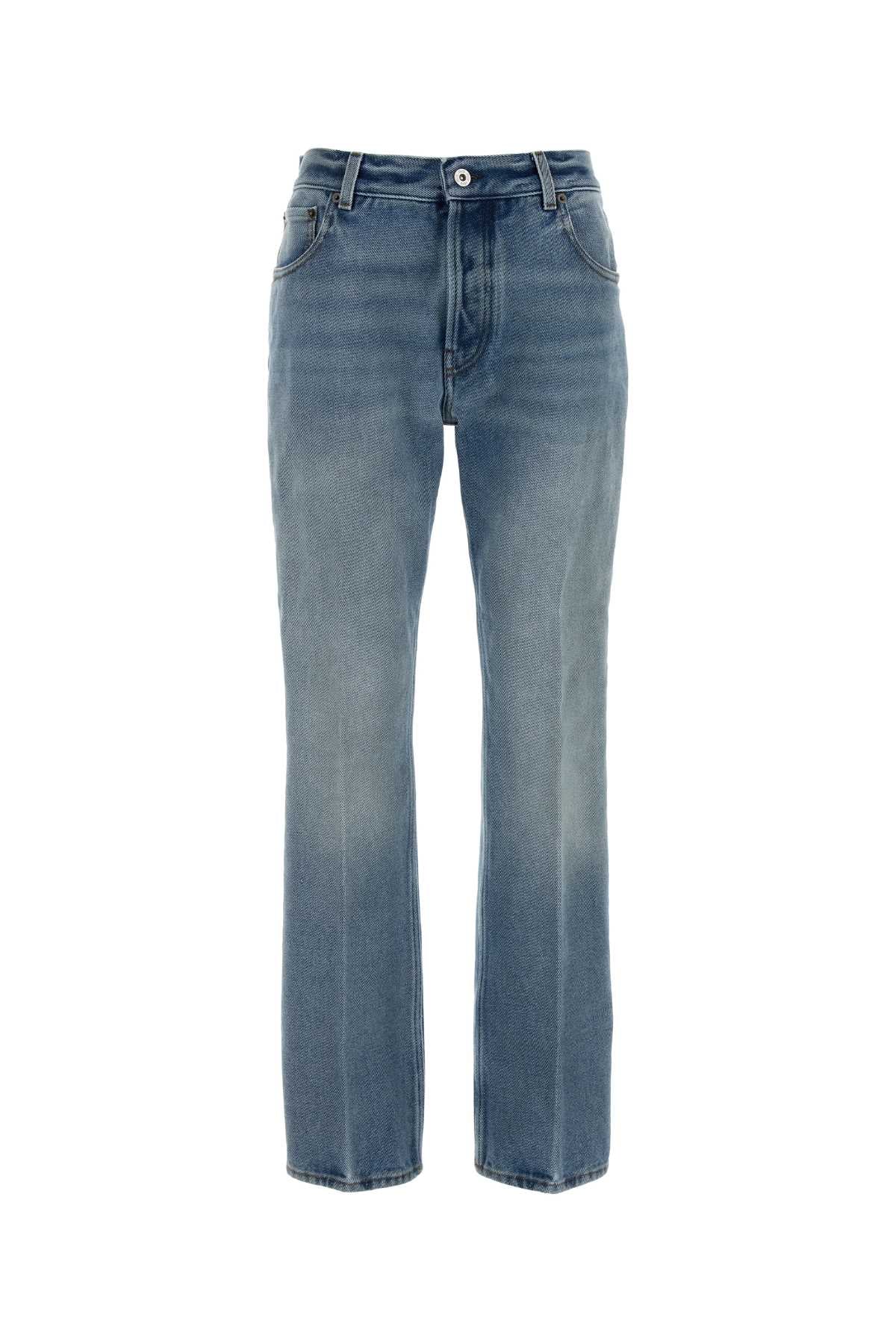 Cotton Denim Jeans — Blue