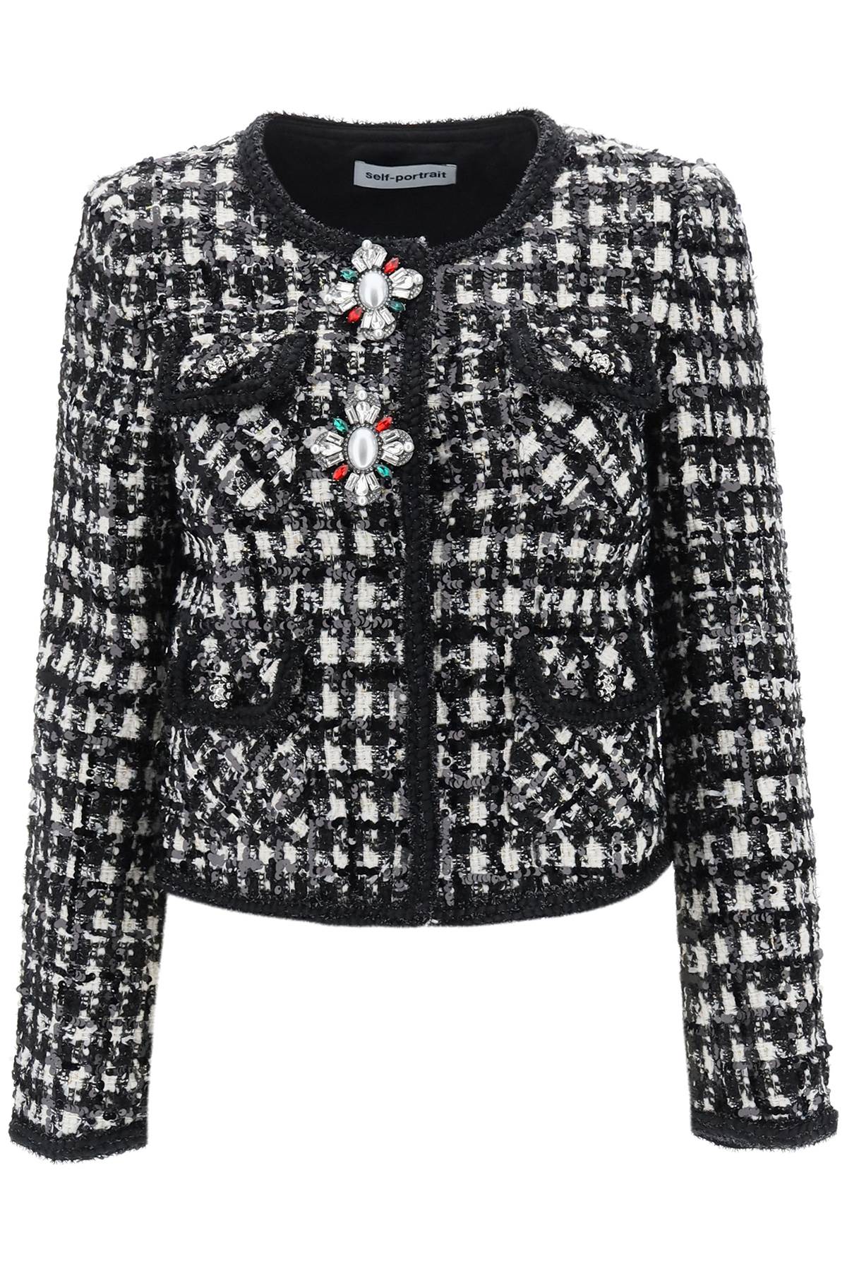 Bolero Jacket In Boucle Tweed