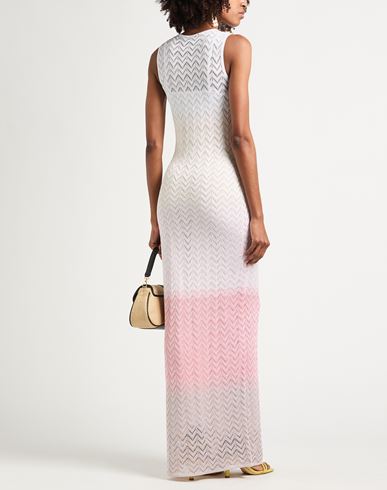 Woman Maxi dress Ivory Size 4 Polyester, Elastane