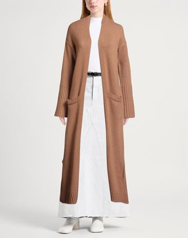 Snobby Sheep Woman Cardigan Camel Size 6 Wool, Cashmere