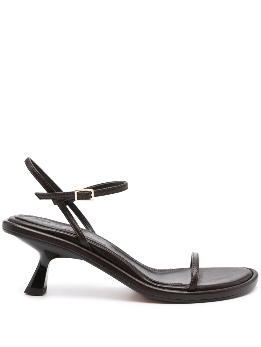 Dark Brown Leather Heels
