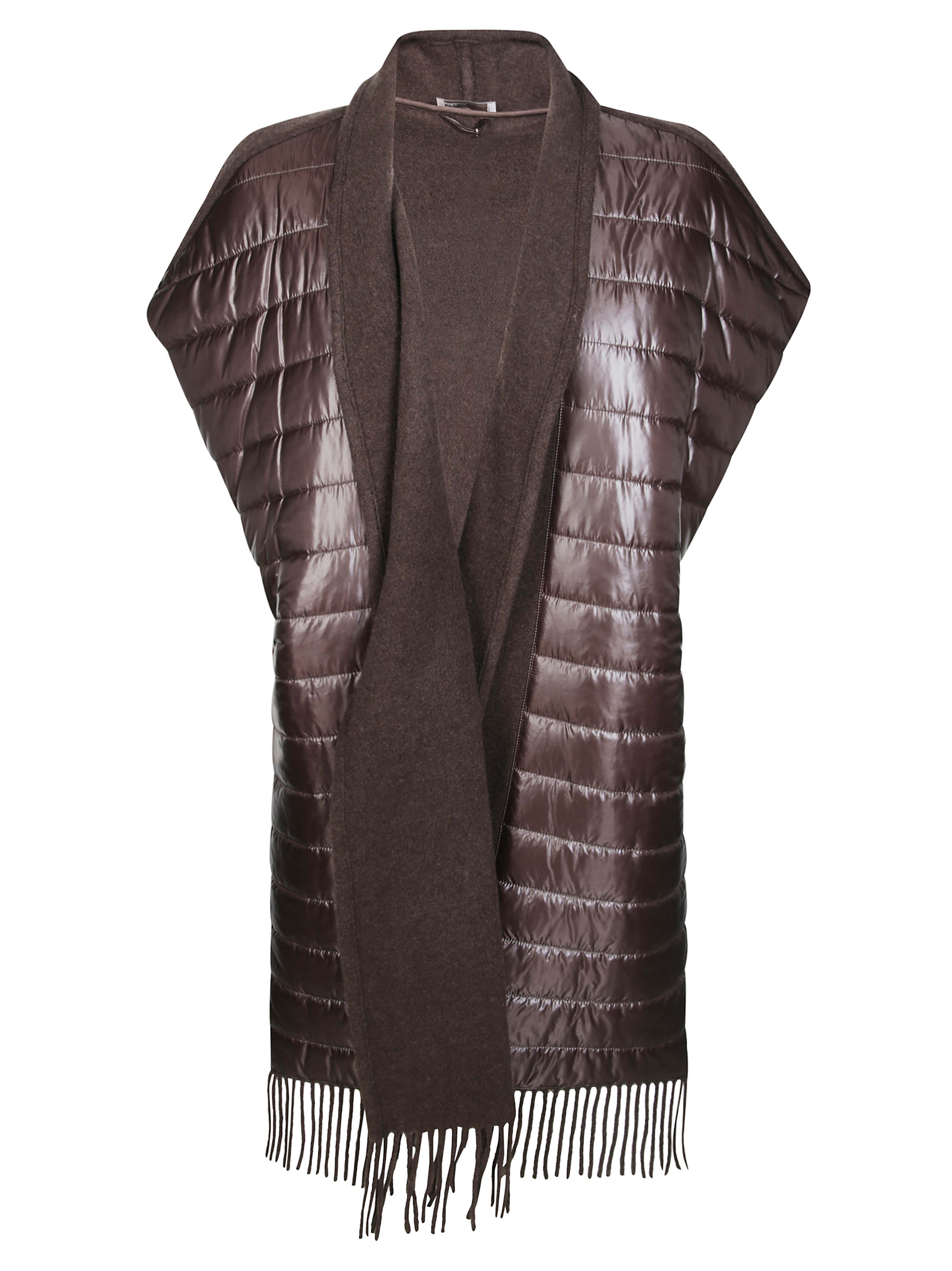 Women's Ultralight Poncho Gilet with Textured Detail