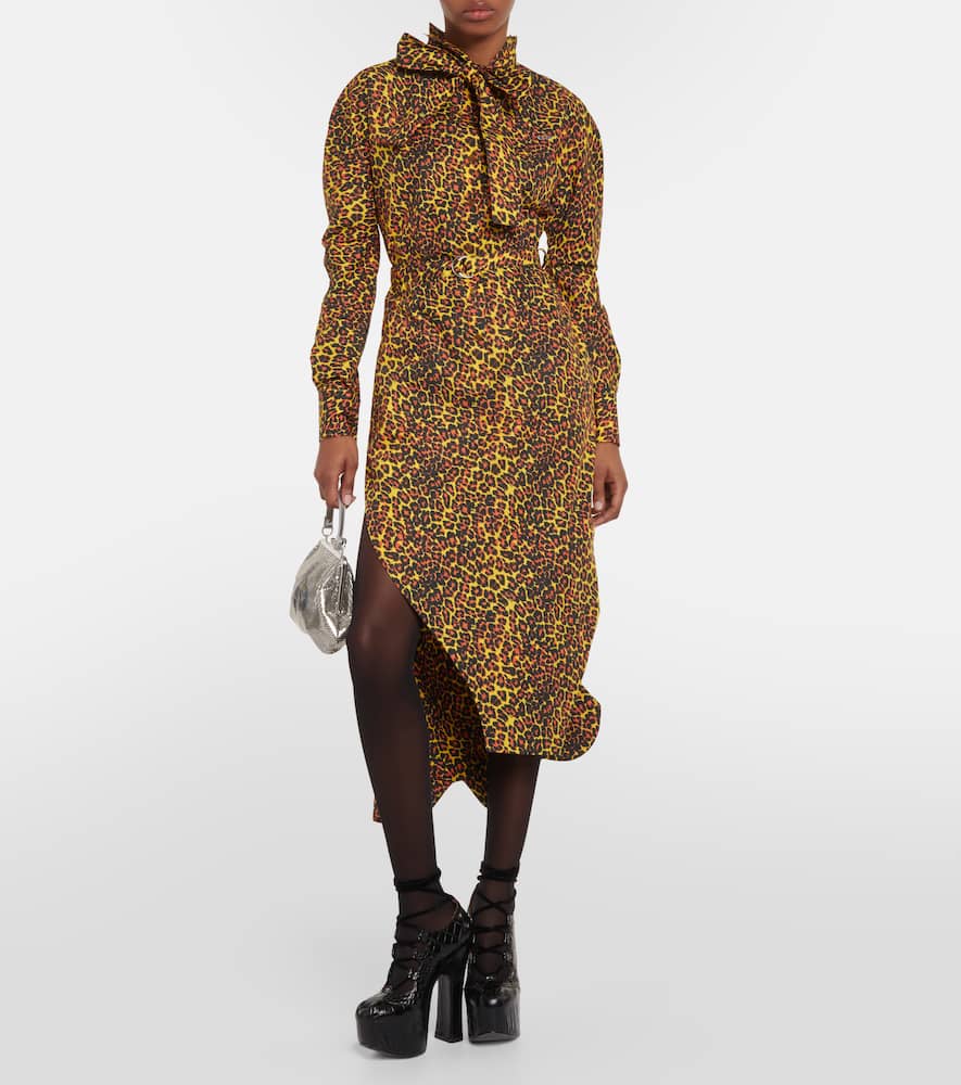 Vivienne Westwood Leopard-print cotton maxi dress