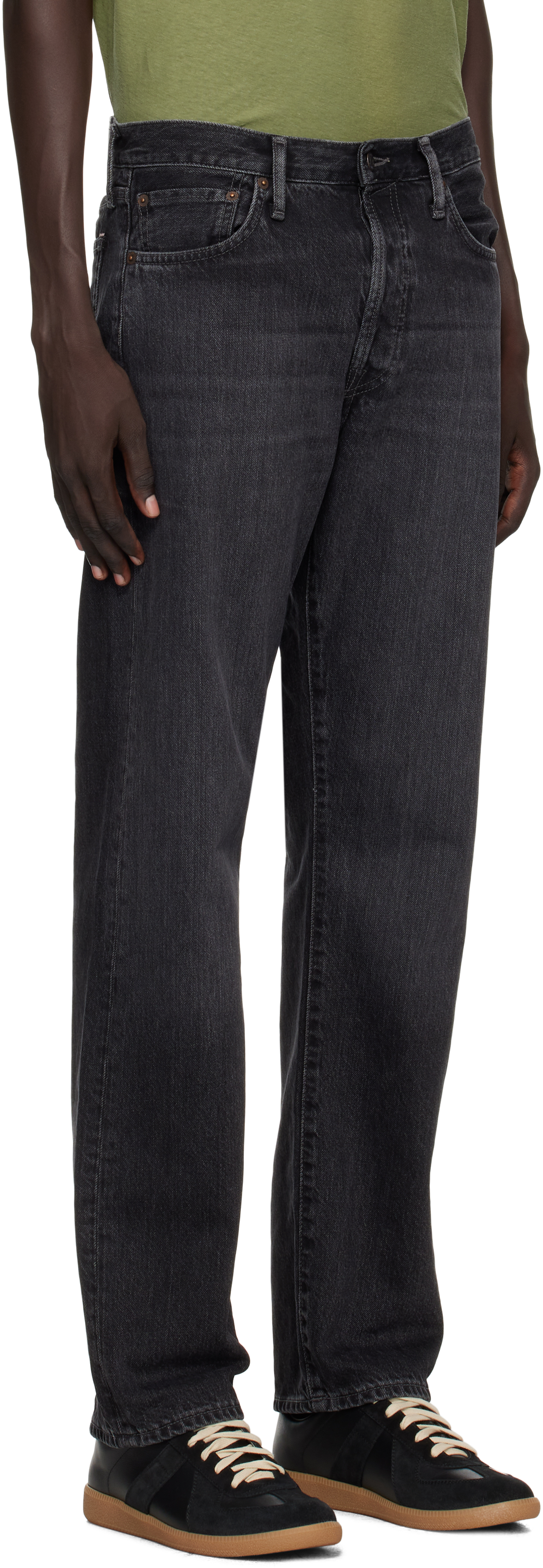 Black Faded Jeans
