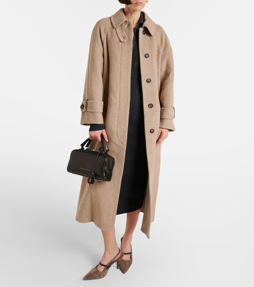 Wool and cashmere overcoat