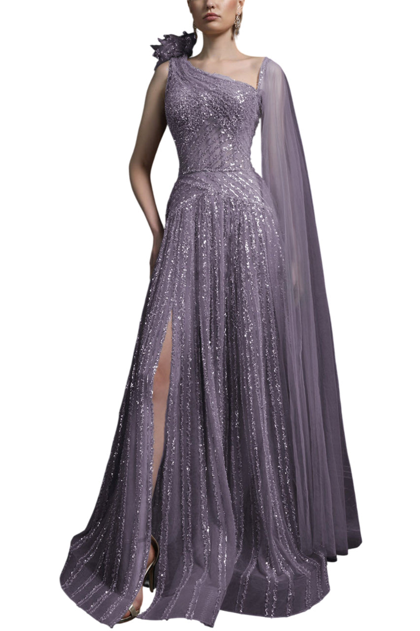 AZ COUTURE AMETHYST TWILIGHT GOWN