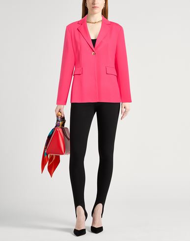 Woman Blazer Magenta Size 8 Viscose, Polyamide, Elastane, Polyester