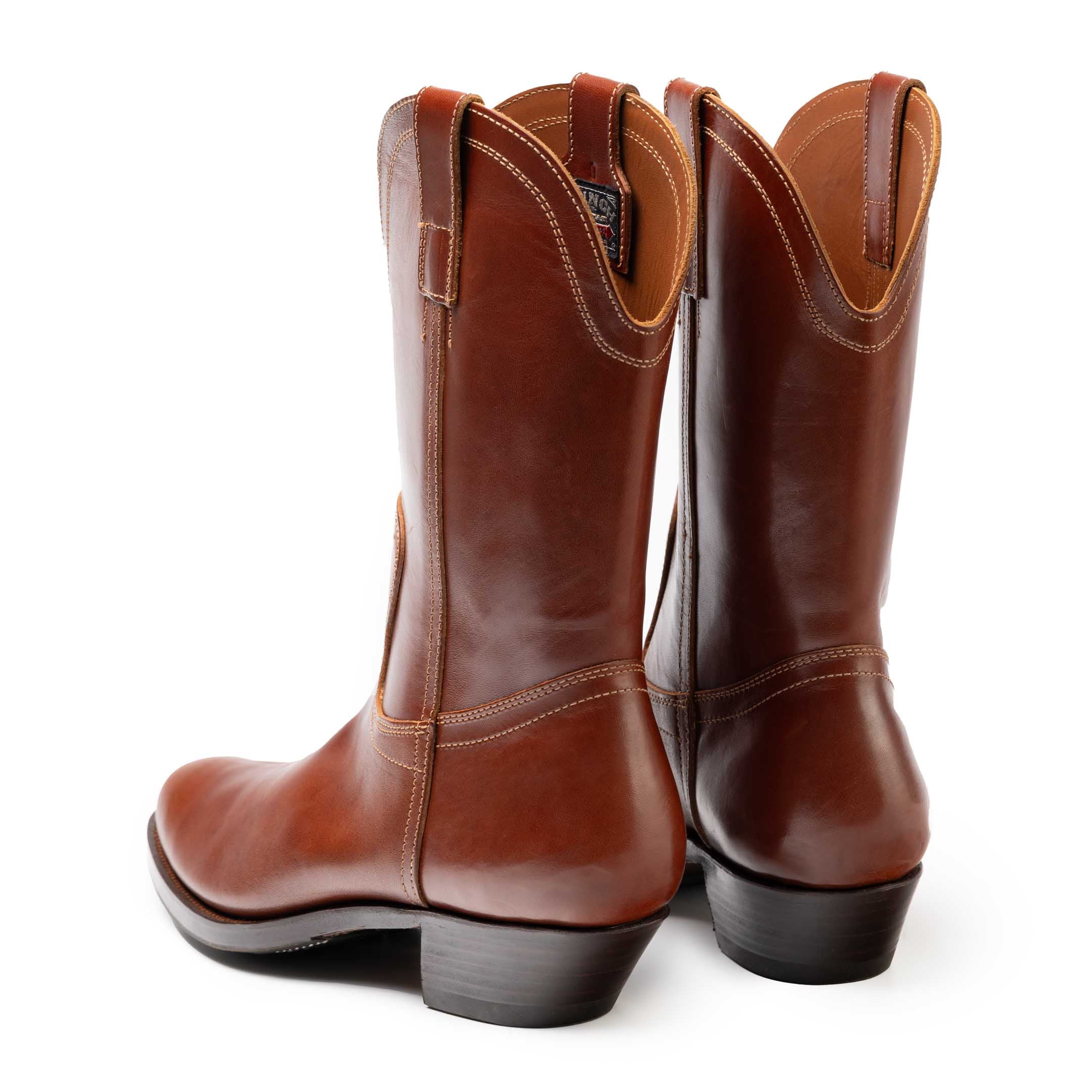 Clinch Cowboy Boots Horsehide Brown