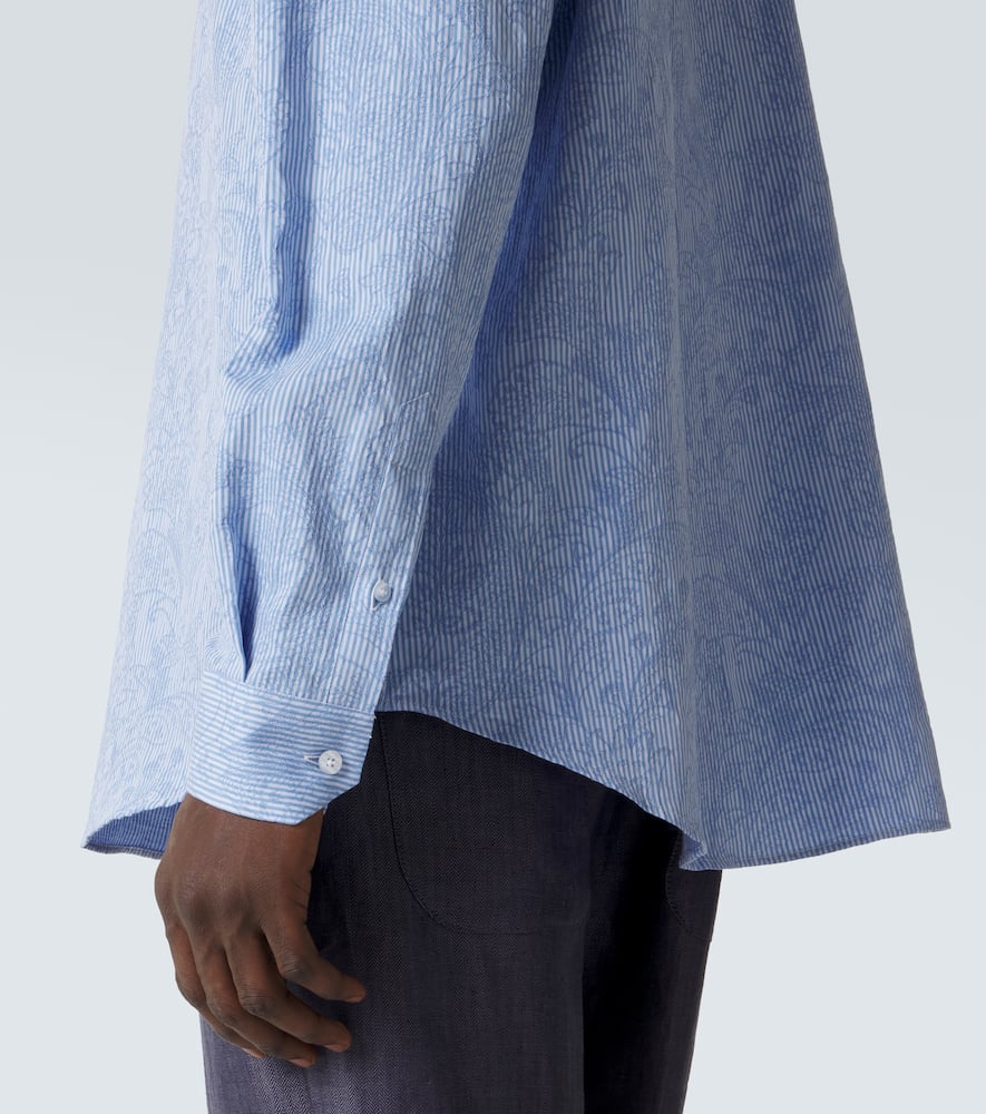Guru striped cotton shirt
