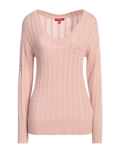 Guess Woman Sweater Pink Size XS Acrylic, Nylon