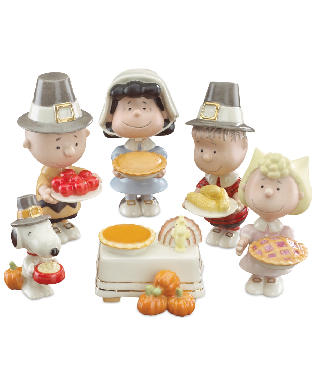 Peanuts 6-Piece Thanksgiving Figurine Set