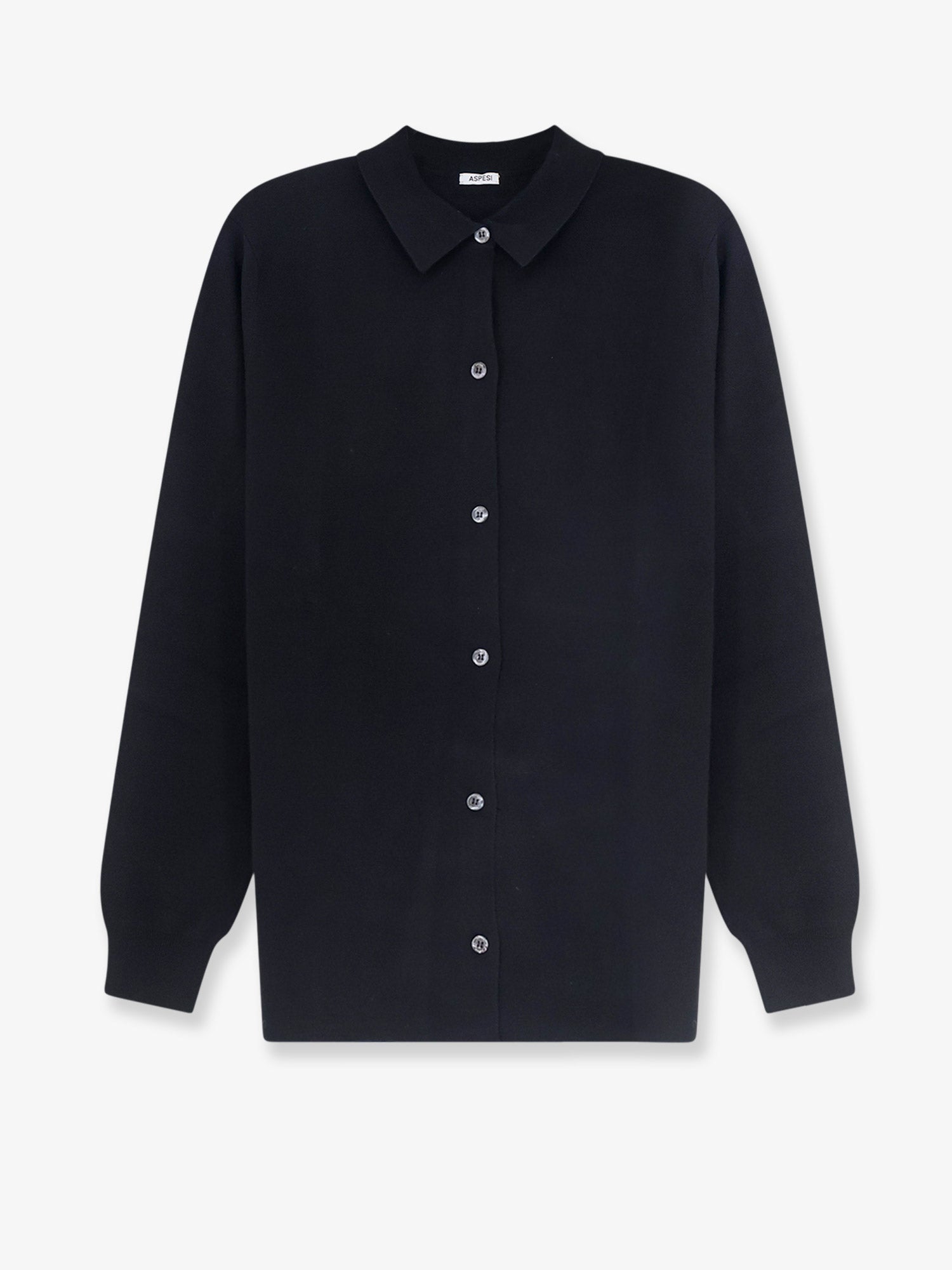 Cotton Cardigan — Black