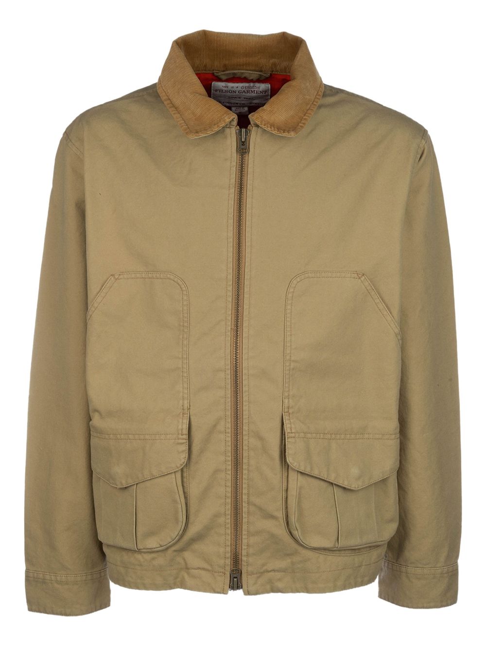 Filson corduroy-collar jacket - Neutrals