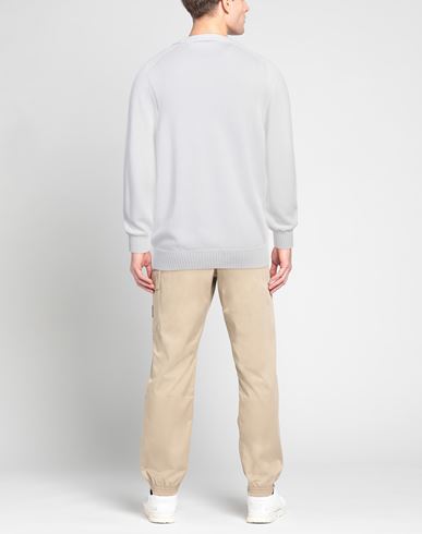 Man Sweater White Size 44 Cotton