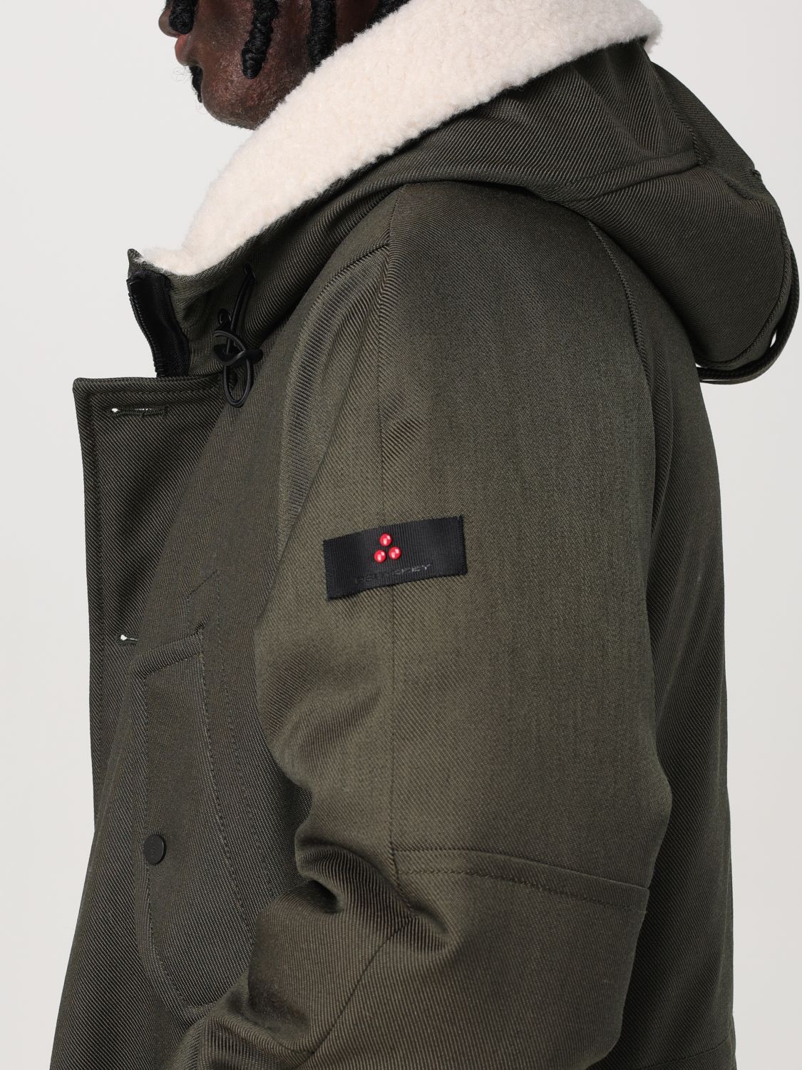 Detachable-logo sweater - Grey