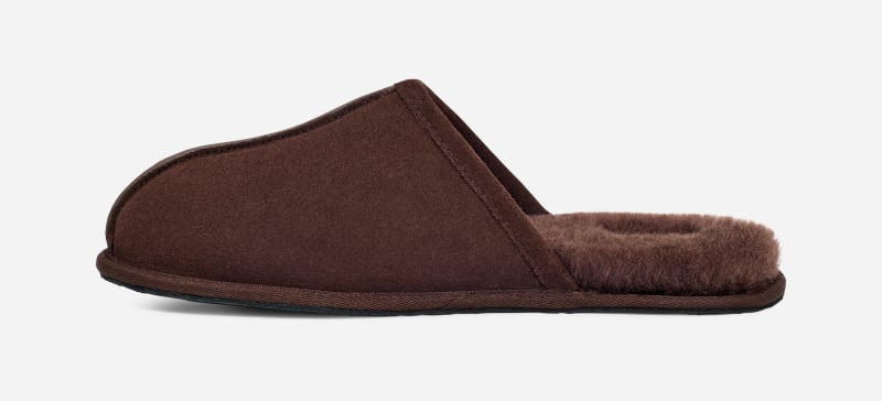 ® Men's Scuff Sheepskin Backless Slipper in Dusted Cocoa