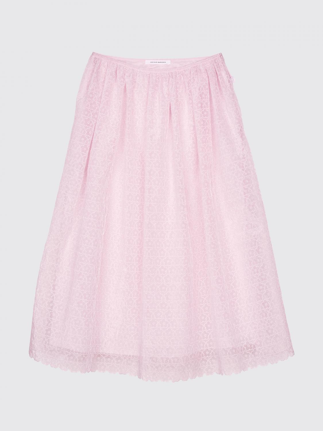 Skirt Woman color Pink