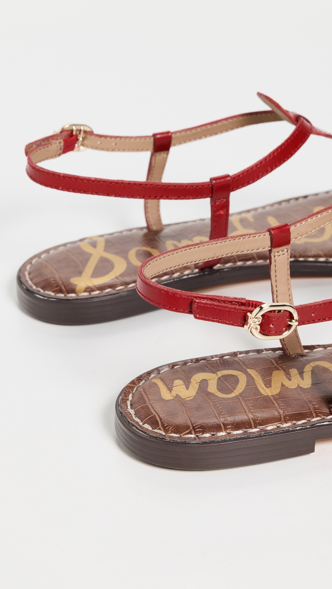 Sam Edelman Gigi Thong Sandals Summer Red