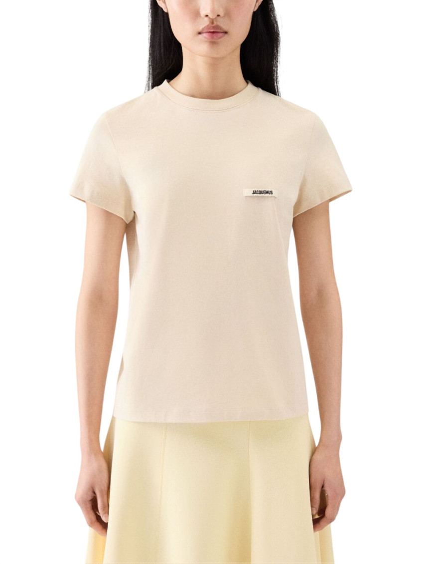 Le Tshirt Gros Grain Mc Beige