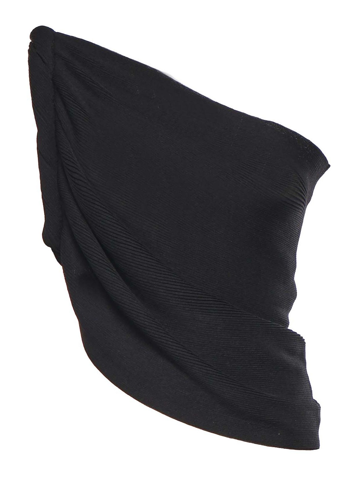 One-Shoulder Wool Blend Top
