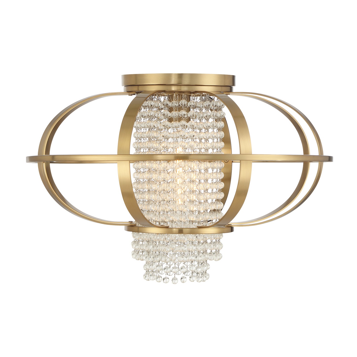 Idlewild 1-Light Ceiling Light in Warm Bra