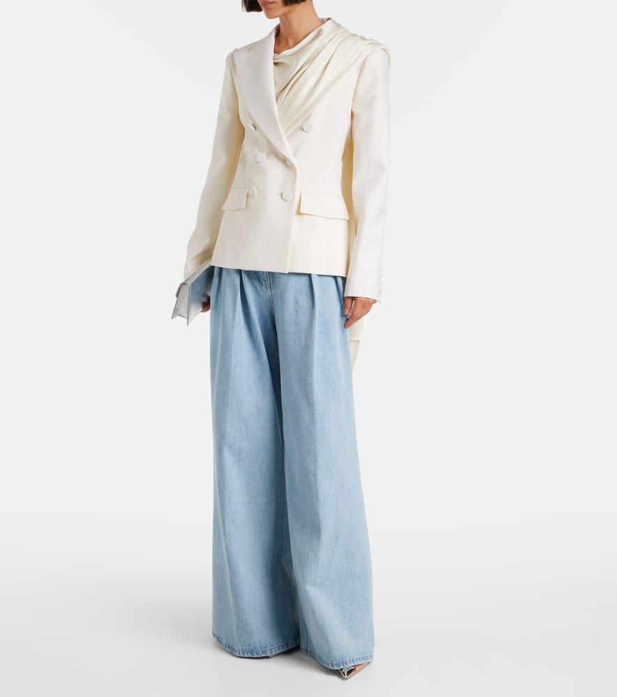 High-rise wide-leg jeans