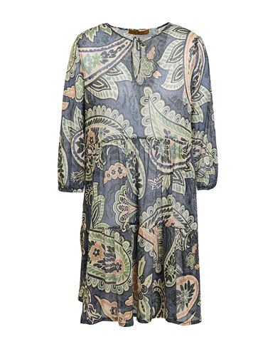 Siyu Woman Mini dress Navy Size 4 Polyester, Polyamide