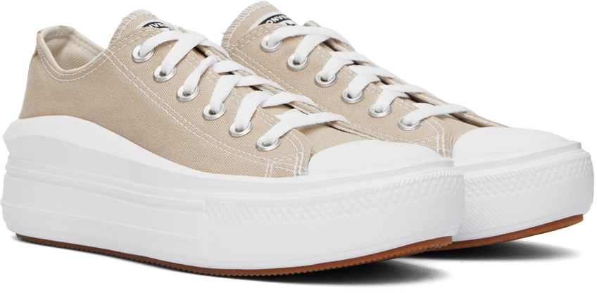 Beige Chuck Taylor All Star Move Sneakers