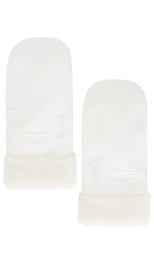 Mackage Jazmina Gloves in White. M/L. Also in