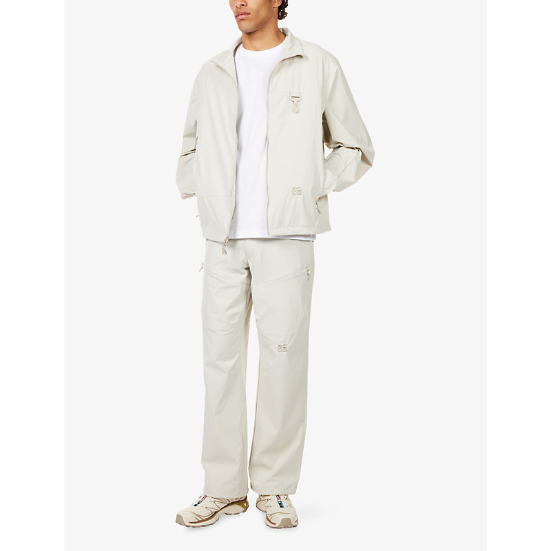 Mens Reyes Stand-Collar Soft-Shell Jacket