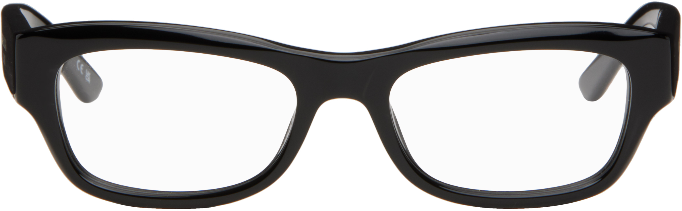 Balenciaga Black Rectangular Glasses