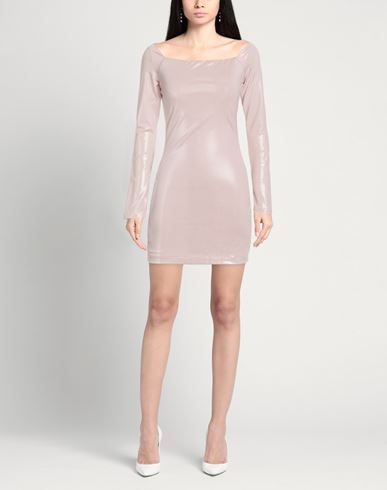 Woman Mini dress Light pink Size 6 Polyester, Elastane