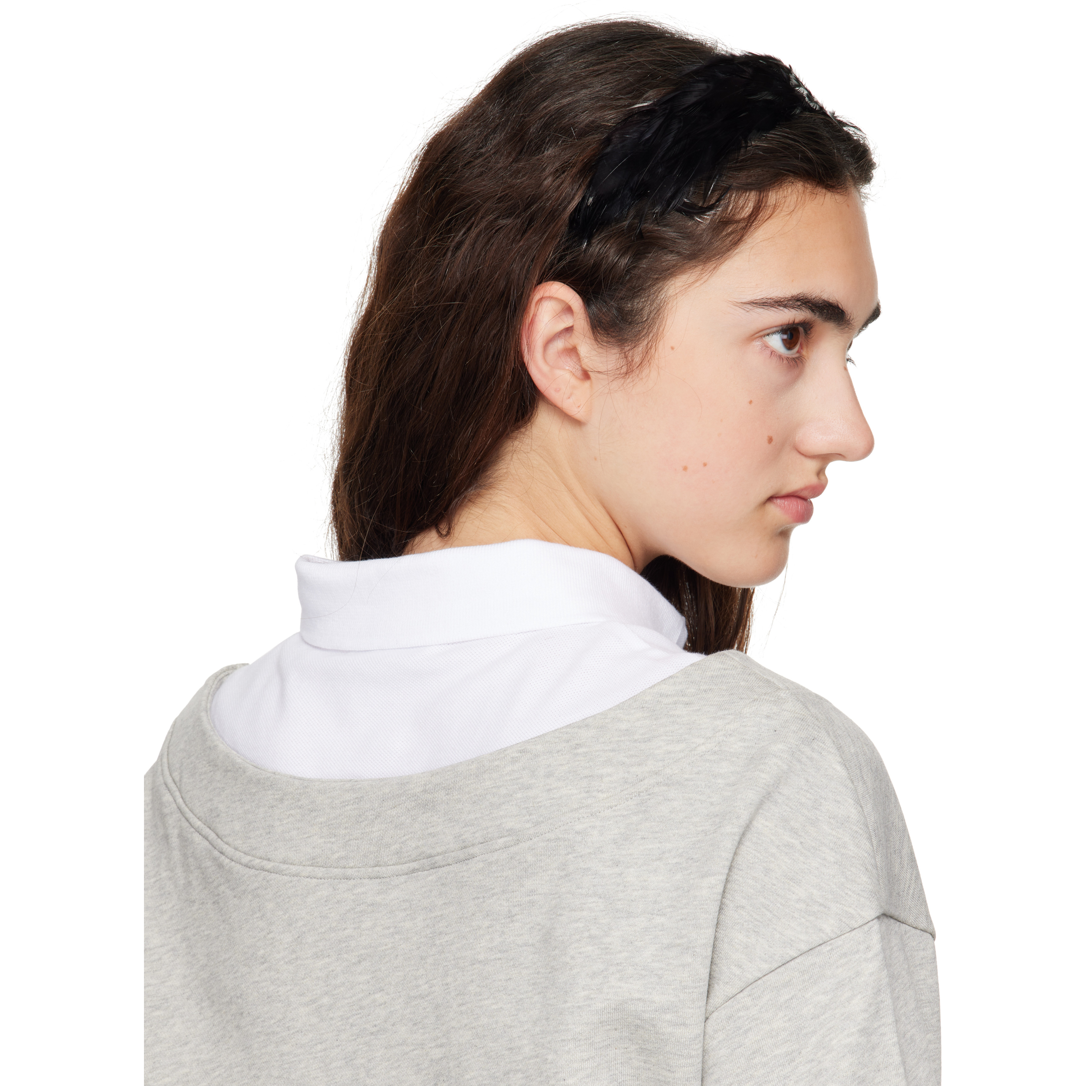 SSENSE Exclusive Black Feather Headband