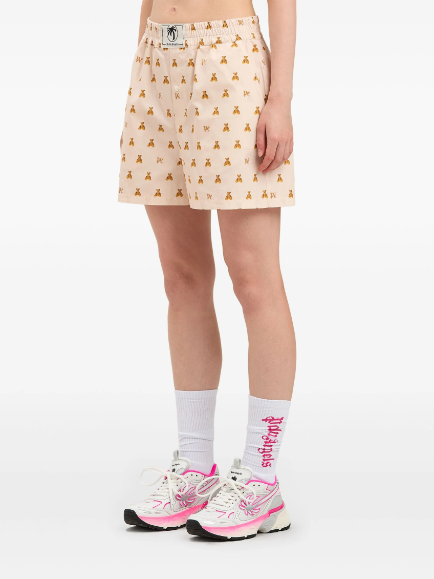 Soft Pink Monogram Shorts