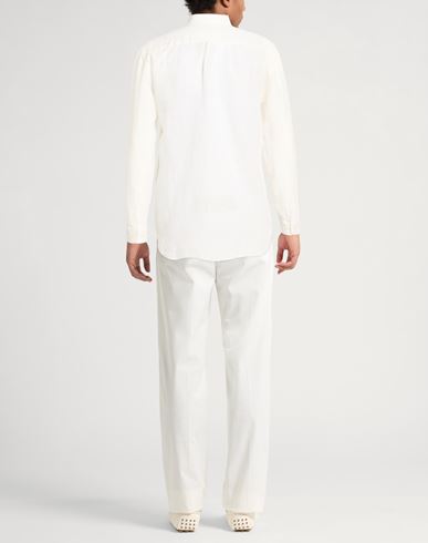 Man Shirt Cream Size L Linen