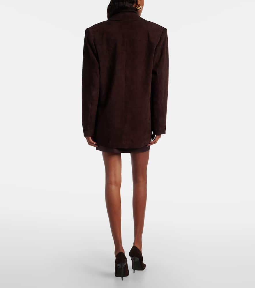 Suede blazer