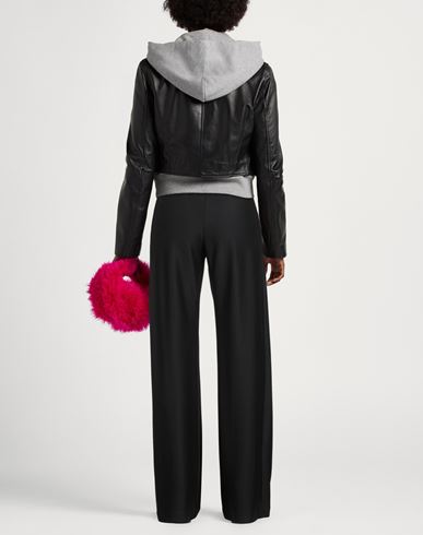 Woman Pants Black Size M Viscose, Polyamide, Elastane