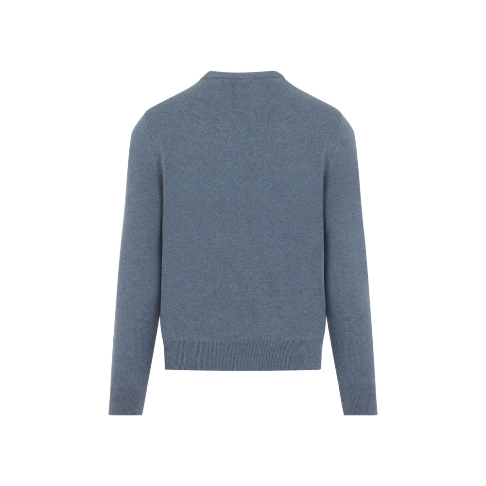 Blue Crew Neck Sweater
